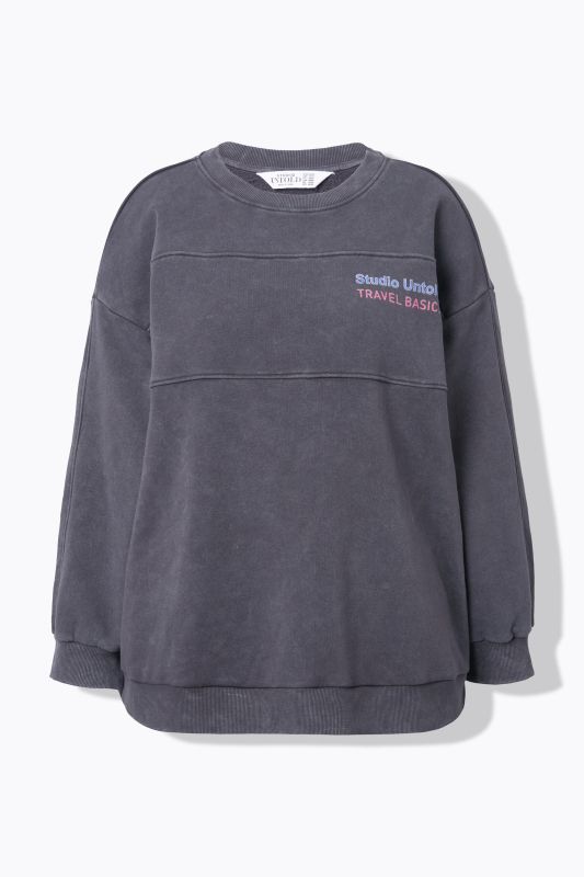 Sweat oversize. Style vintage. Message imprimé