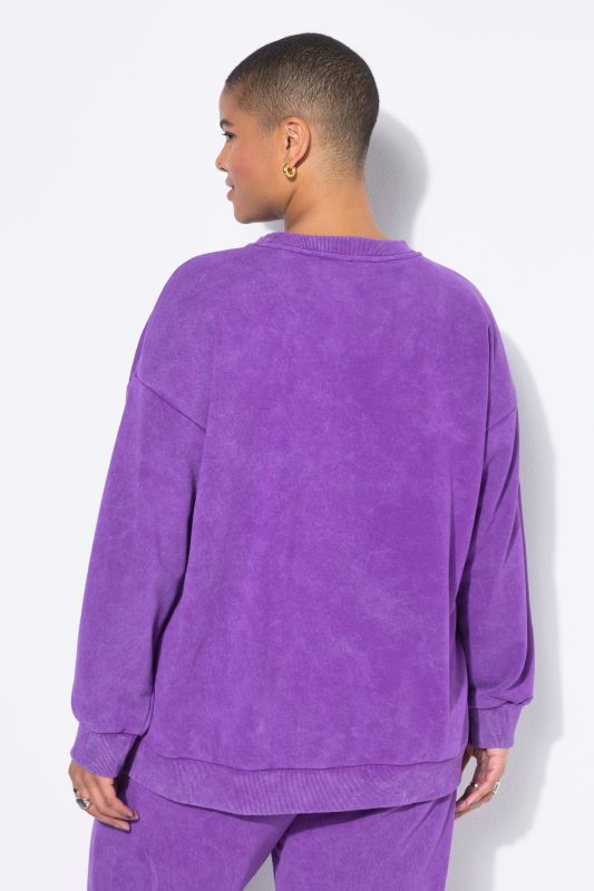 Sweat oversize. Style vintage. Message imprimé