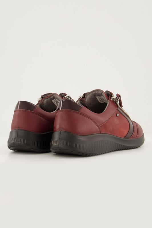 Sneakers en cuir Jomos, semelle intérieure amovible, fermeture zippée - largeur K