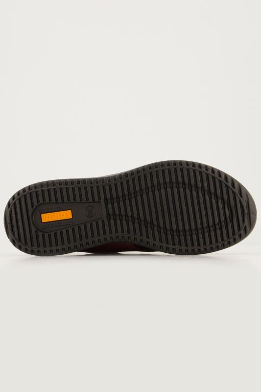 Sneakers en cuir Jomos, semelle intérieure amovible, fermeture zippée - largeur K
