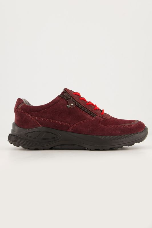 Chaussures en cuir Jomos à lacets, semelle intérieure amovible, fermeture zippée – largeur K