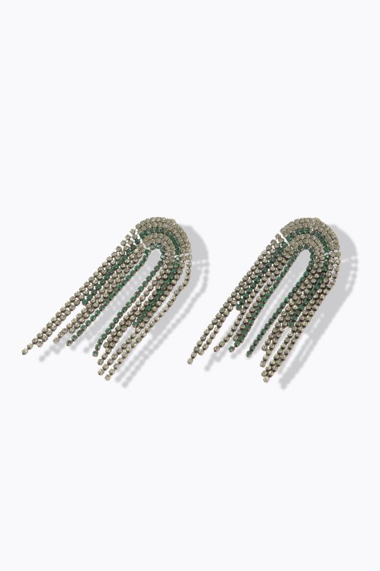 Boucles d'oreille, chaînettes, petites pierres fantaisie