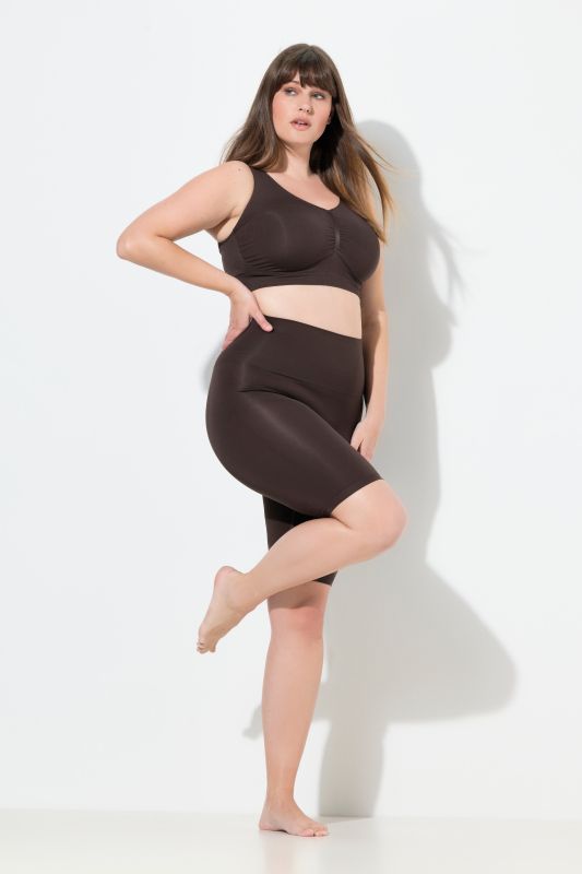 Culotte gainante sans coutures, longueur genou