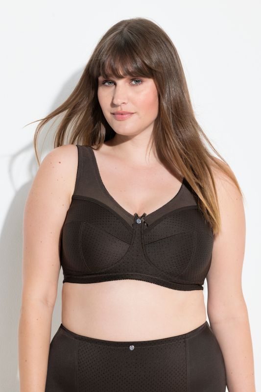 Soutien-gorge de maintien Kelly, tissu texturé. Sans armatures. Bonnets C à H.