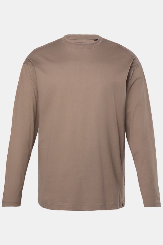T-shirt oversize à manches longues STHUGE, collection Basic - jusqu'au 8 XL