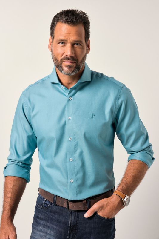 Chemise JP 1880 coupe Modern Fit, manches longues et col requin, collection Business - jusqu'au 8 XL