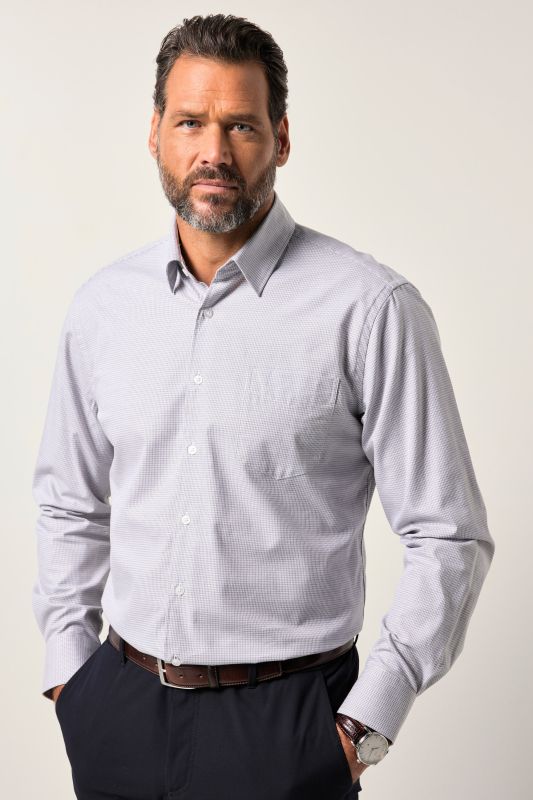 Chemise JP 1880 coupe Modern Fit, manches longues et col Kent, collection Business - jusqu'au 8 XL