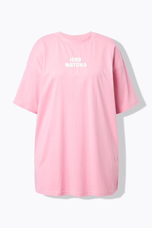 T-shirt oversize, message 3D