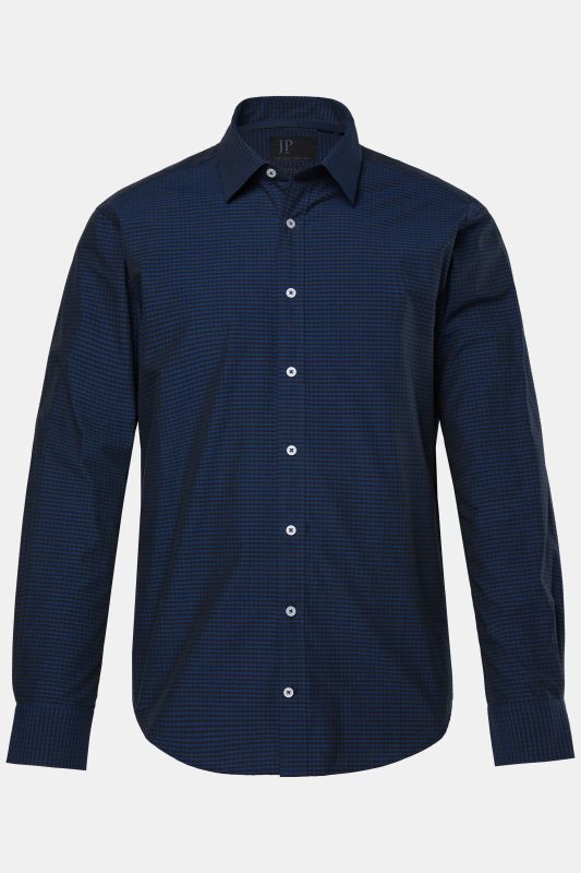 Chemise à carreaux JP 1880, manches longues et col Kent, coupe Modern Fit, jusqu'au 8&nbsp