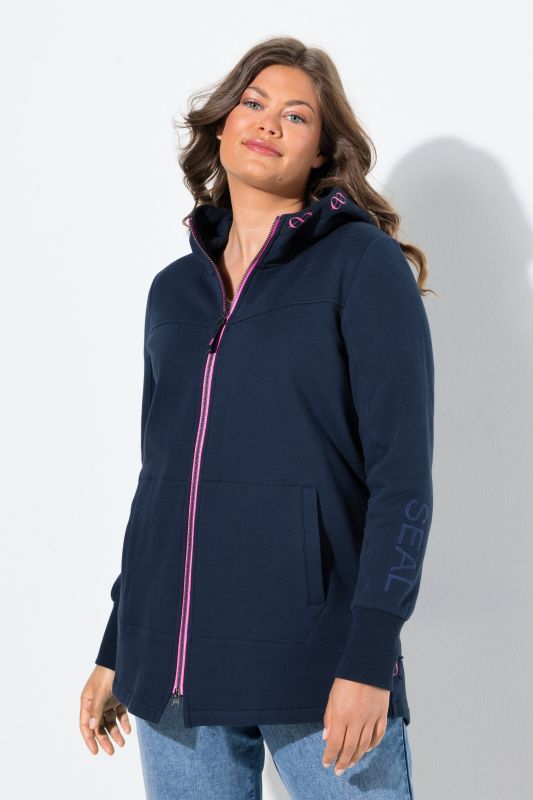 Veste en molleton, capuche et manches longues