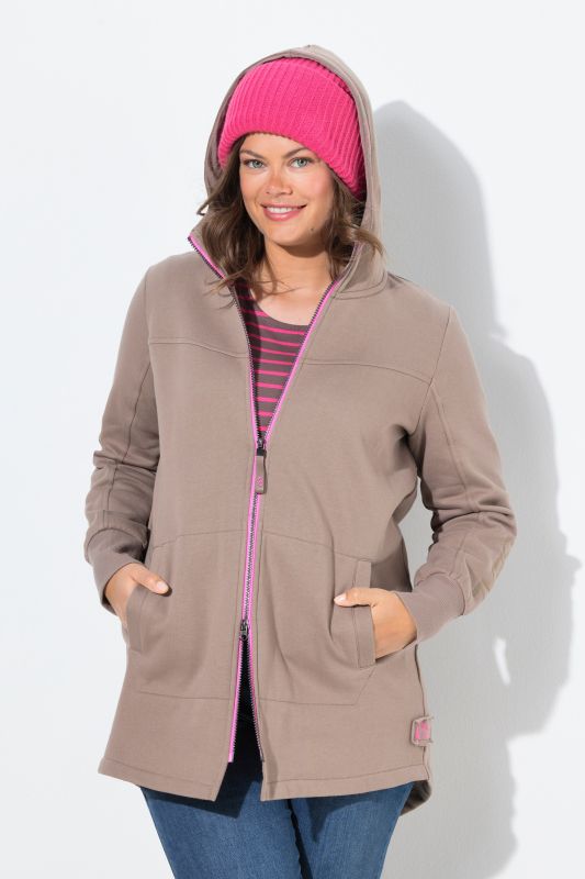 Veste en molleton, capuche et manches longues