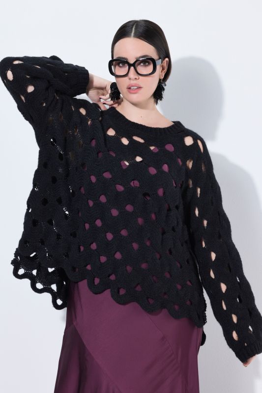 Pull en grosse maille