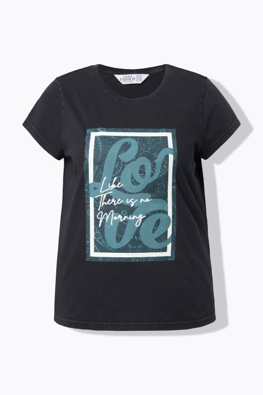 T-shirt coupe Classic, message à motif cachemire