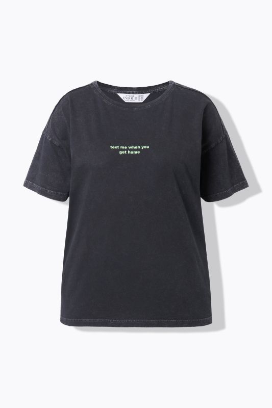 T-shirt oversize à message, dans un style vintage