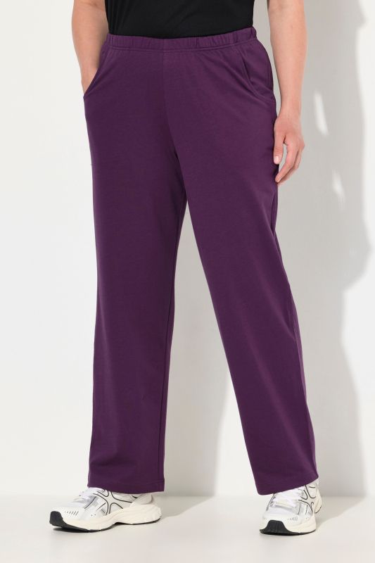 Pantalon de jogging, jambe droite et taille élastique