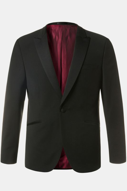 Veston de smoking  style business avec revers miroir, en laine stretch