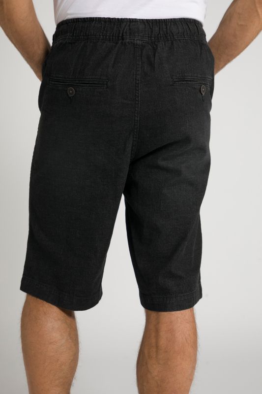 Bermuda aspect jean. Coupe Relaxed Fit 4 poches
