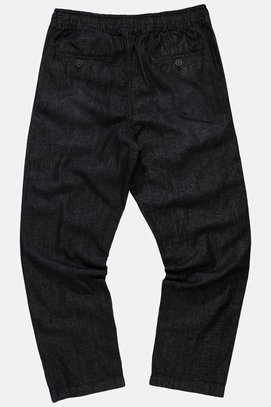 Pantalon aspect jean, 4 poches, coupe Relaxed Fit