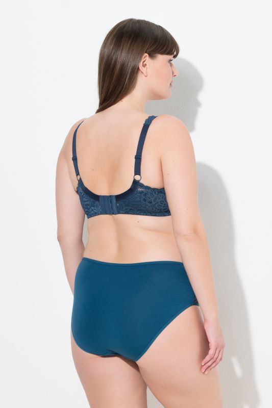 Soutien-gorge à armatures, dentelle florale, entièrement confectionné en dentelle, bonnet C-E