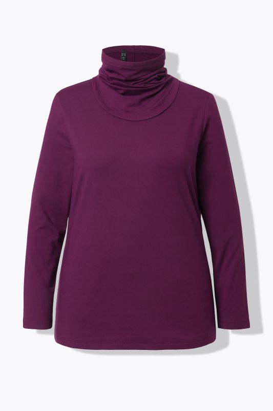 T-shirt technique de ski, avec snood. Sèche rapidement. Manches longues.