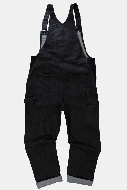 Salopette en jean, collection Workwear, nombreuses poches et empiècements élastiques - coupe Relaxed Fit