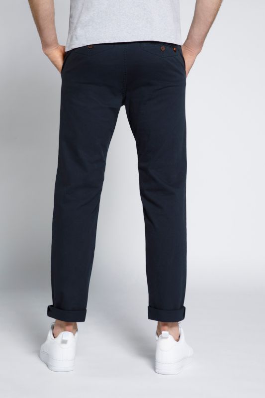 Chino STHUGE, coupe ventre confort, modern straight fit, 4 poches, jusqu'à la taille 36