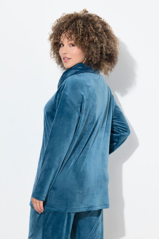 Vest homewear, Nicki, col montant, ultra-douillette