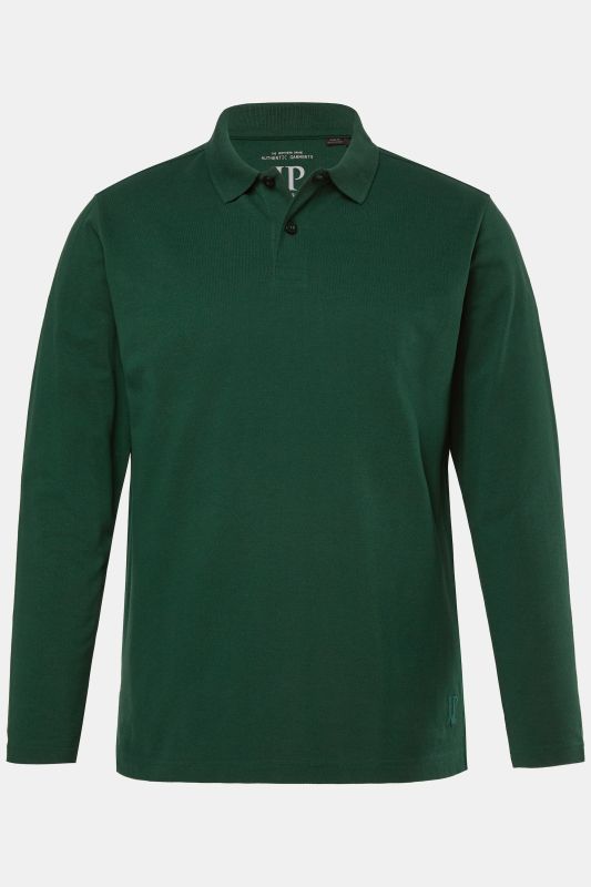 Polo JP 1880 en piqué, manches longues, collection Basic - jusqu'au 8 XL