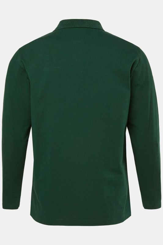 Polo JP 1880 en piqué, manches longues, collection Basic - jusqu'au 8 XL