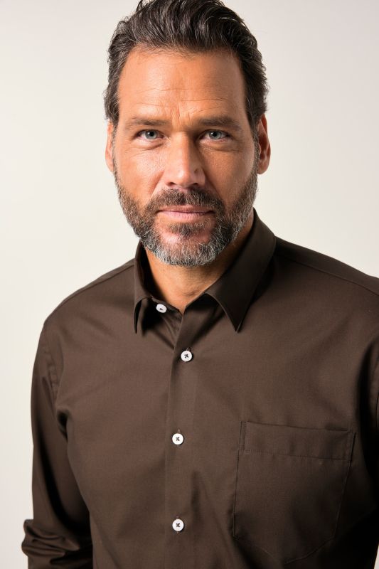 Chemise infroissable, coupe Comfort Fit, col Kent et manches longues, collection Business -jusqu'au 8 XL