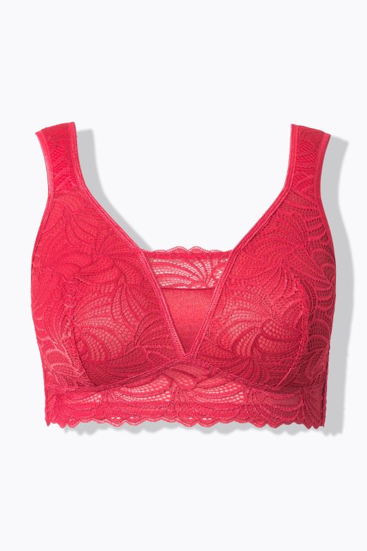 Bralette en dentelle, sans armatures - bonnet B-F.
