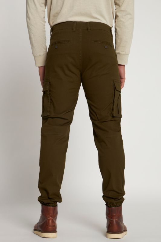 Pantalon cargo spécial ventre fort, coupe Straight, jusqu'à la taille 72
