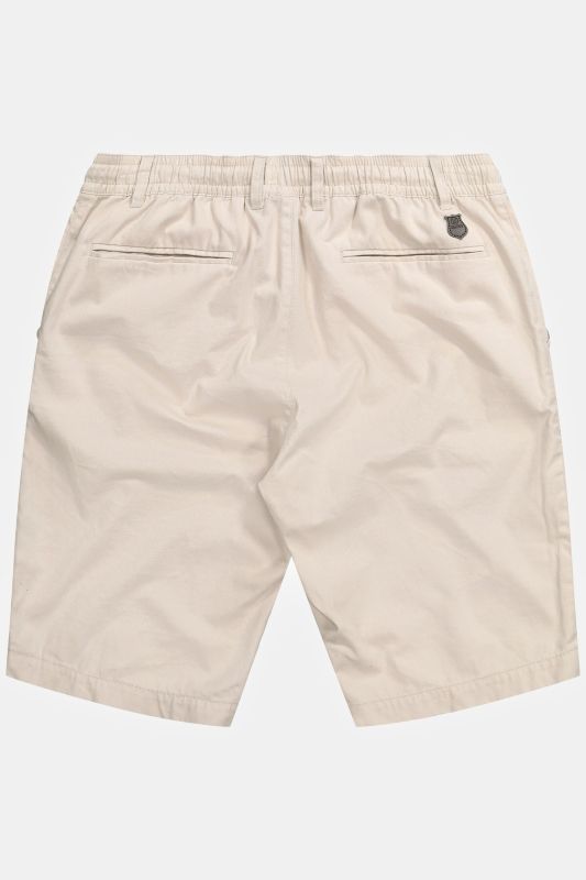 Bermuda aspect lin. Taille élastique et coupe décontractée
