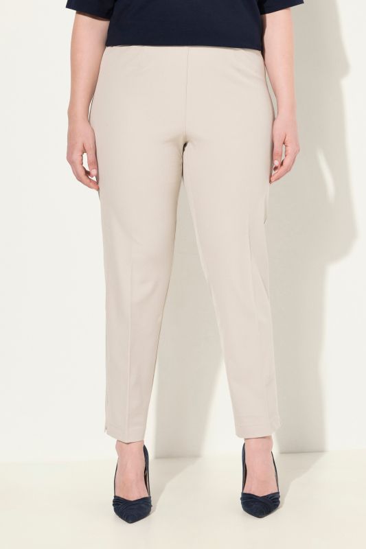 Pantalon 7/8 jambe étroite, taille élastique