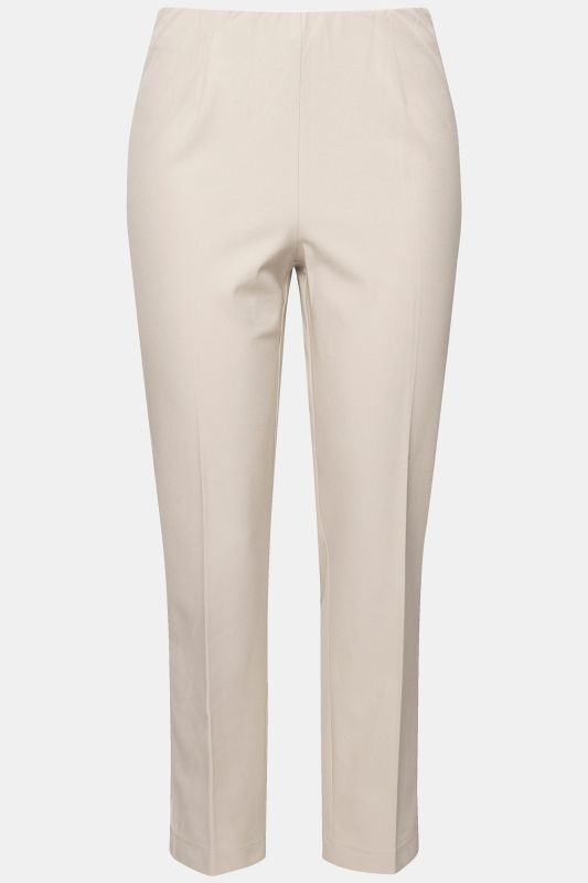 Pantalon 7/8 jambe étroite, taille élastique