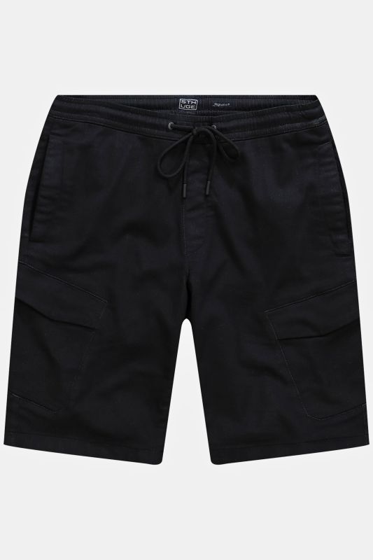 Bermuda cargo STHUGE avec technologie FLEXLASTIC®. Taille élastique. Jusqu'au 8XL.