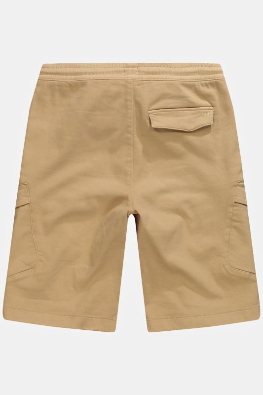 Bermuda cargo STHUGE avec technologie FLEXLASTIC®. Taille élastique. Jusqu'au 8XL.
