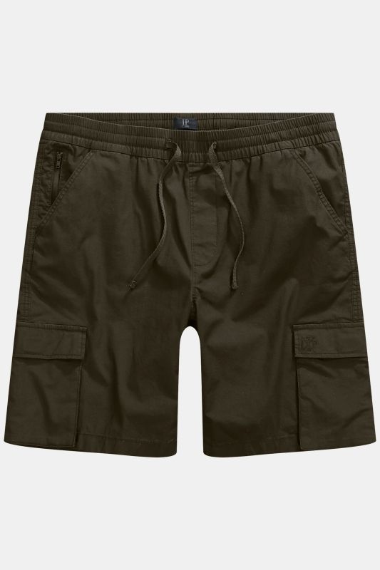 Bermuda esprit vintage, taille élastique, cordon de serrage et poches cargo - jusqu'au 8 XL