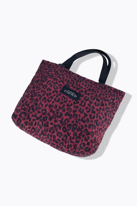 Sac cabas, surpiqûres, léopard