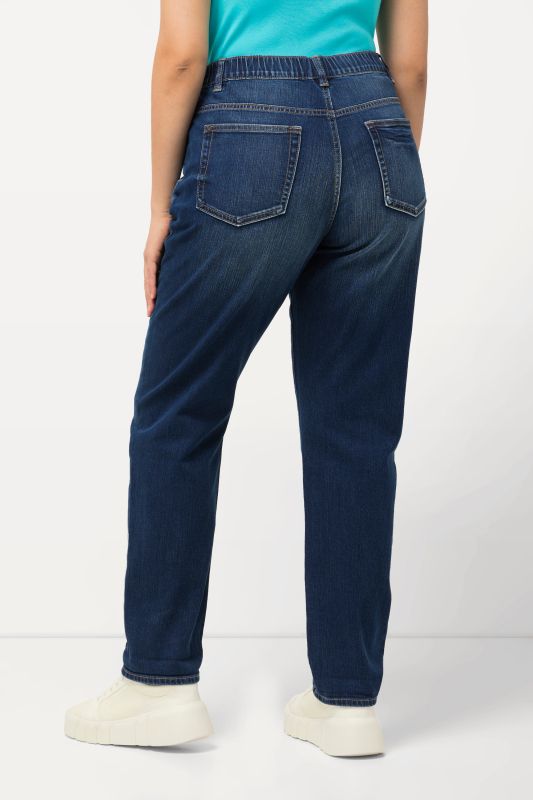 Jean boyfriend à 5 poches. Taille confortable