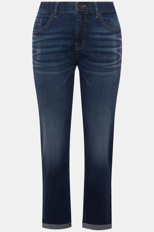 Jean boyfriend à 5 poches. Taille confortable
