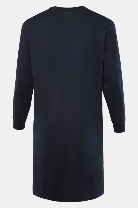 Chemise de nuit, manches longues et col Henley - jusqu'au 8 XL