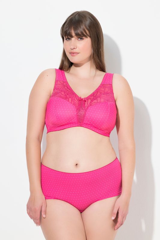 Soutien-gorge de maintien. Sans armatures. Dentelle - bonnet C-F