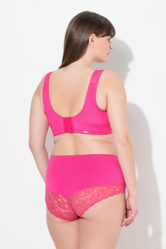 Soutien-gorge de maintien. Sans armatures. Dentelle - bonnet C-F