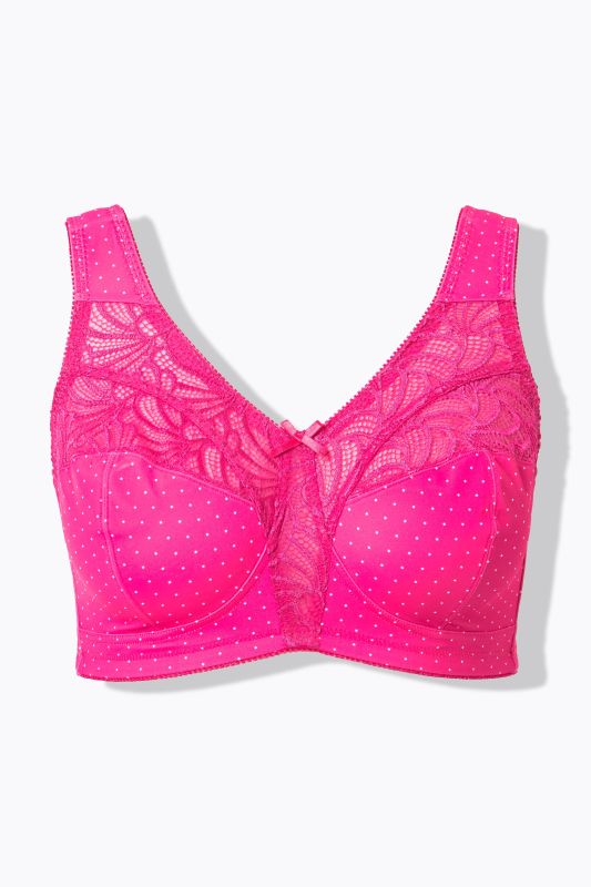 Soutien-gorge de maintien. Sans armatures. Dentelle - bonnet C-F