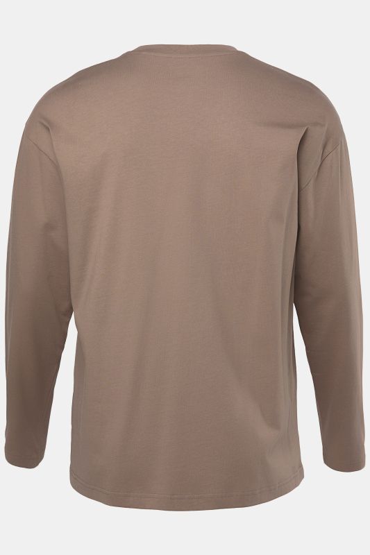 T-shirt oversize à manches longues STHUGE, collection Basic - jusqu'au 8 XL