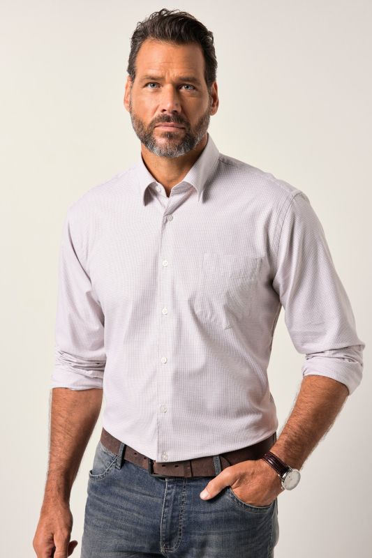 Chemise JP 1880 coupe Modern Fit, manches longues et col Kent, collection Business - jusqu'au 8 XL