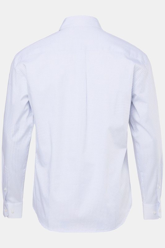 Chemise JP 1880 coupe Modern Fit, imprimé minimaliste, manches longues et col requin, collection Business - jusqu'au 8 XL