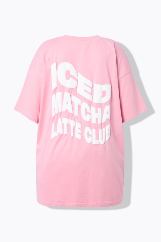 T-shirt oversize, message 3D