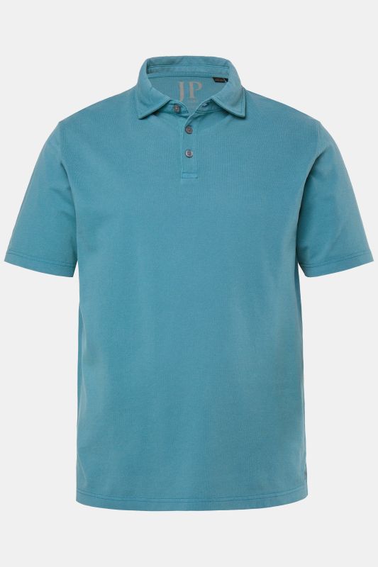 Polo JP 1880 en piqué, style vintage, manches courtes et col requin - jusqu'au 8 